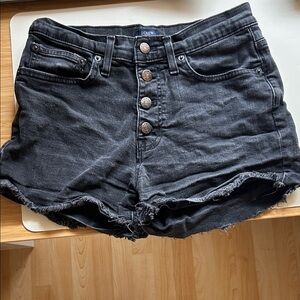 J. Crew Factory Black Jean Shorts